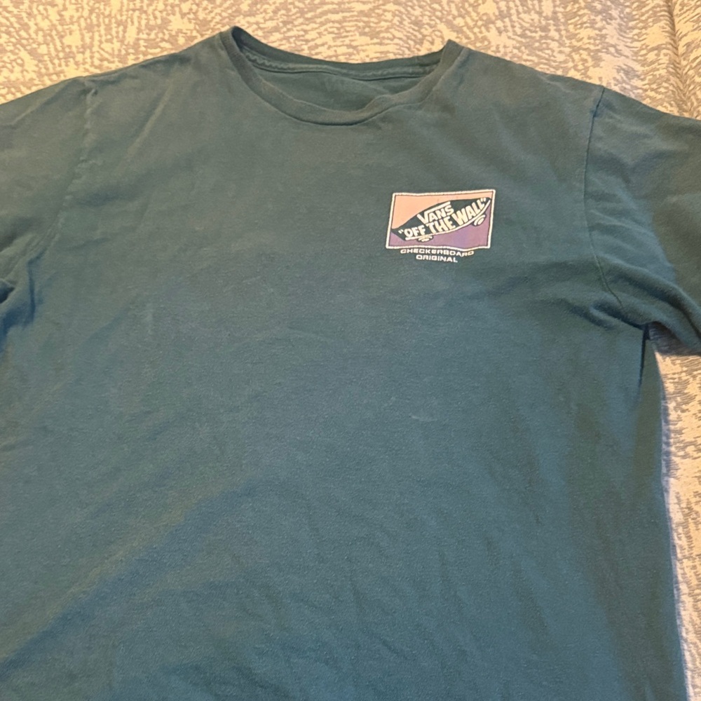 Vans Men's Blue Graphic Tee
